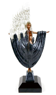 Arctic Sea Bronze Sculpture 1988 24 in Sculpture - Erte Arctic Sea Bronze Sculpture 1988 24 in Sculpture - Erte