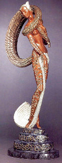 Masquerade Bronze Sculpture 1988 19 in Sculpture - Erte Masquerade Bronze Sculpture 1988 19 in Sculpture - Erte