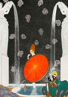 Bath of the Marquise 1980 Limited Edition Print - Erte Bath of the Marquise 1980 Limited Edition Print - Erte