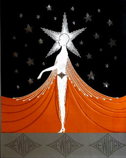 New York, New York 1987 Limited Edition Print - Erte New York, New York 1987 Limited Edition Print - Erte