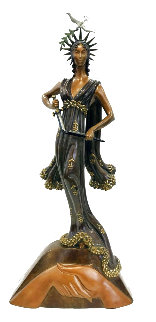 Peace Bronze Sculpture 1984 26 in Sculpture - Erte Peace Bronze Sculpture 1984 26 in Sculpture - Erte