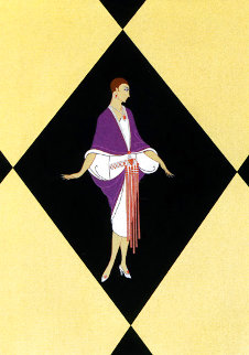 Manhattan Mary III 1979 Limited Edition Print - Erte Manhattan Mary III 1979 Limited Edition Print - Erte