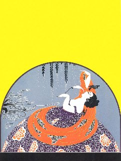 After the Rain 1979 Limited Edition Print - Erte After the Rain 1979 Limited Edition Print - Erte