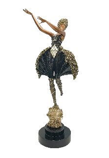 Rose Dancer Bronze Sculpture 1988 25 in Sculpture - Erte Rose Dancer Bronze Sculpture 1988 25 in Sculpture - Erte