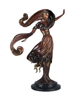 Flames of Love Bronze Sculpture 1987 18 in Sculpture - Erte Flames of Love Bronze Sculpture 1987 18 in Sculpture - Erte