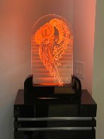 Beauty And the Beast Glass Lumiere 1987 19x9 Sculpture by  Erte - 2