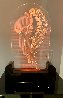 Beauty And the Beast Glass Lumiere  Lamp 1987 19x9 Sculpture by  Erte - 1
