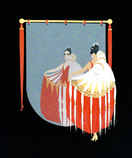 Mirror 1985 Limited Edition Print - Erte Mirror 1985 Limited Edition Print - Erte