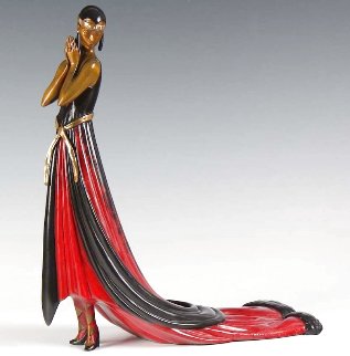 Splendor Bronze Sculpture 1982 14 in Sculpture - Erte Splendor Bronze Sculpture 1982 14 in Sculpture - Erte