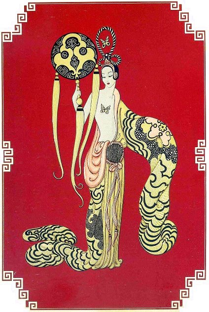 Asian Princess HC 1983 Limited Edition Print by  Erte