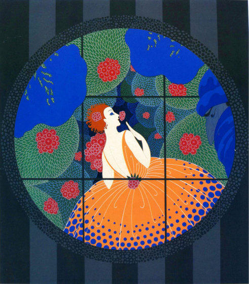 Winter Flowers AP 1983 by  Erte