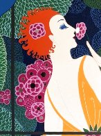 Winter Flowers AP 1983 Limited Edition Print by  Erte - 1