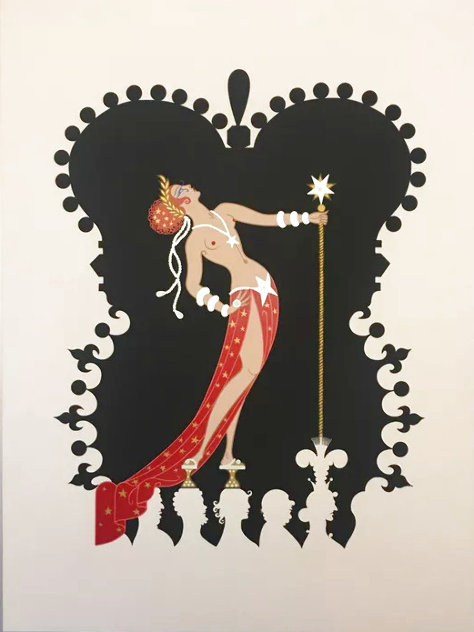 Seven Deadly Sins - Pride  1983 Limited Edition Print by  Erte
