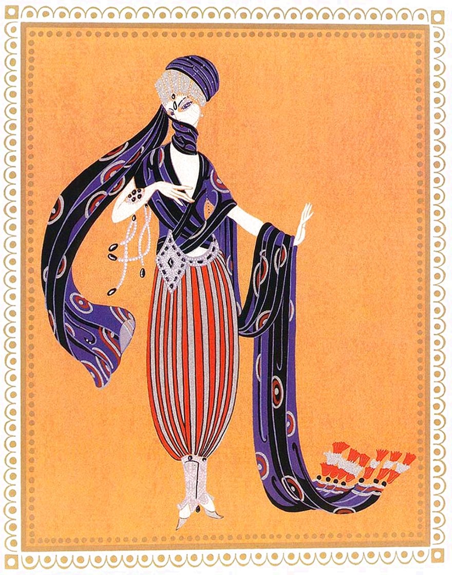 Calyph's Concubine 1980 Limited Edition Print by  Erte