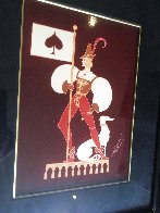 Playing Cards Series: King, Queen, Jack, and Joker - Framed Suite of 4 Limited Edition Print by  Erte - 8