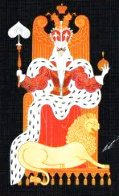 Playing Cards Series: King, Queen, Jack, and Joker - Framed Suite of 4 Limited Edition Print by  Erte - 0