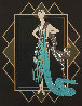 Turquoise Dress DX 1989 Limited Edition Print by  Erte - 0