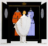 Le Choix Du Matin and Le Choix Du Soir AP Set of 2 Framed Serigraphs Limited Edition Print by Erte - 1 Le Choix Du Matin and Le Choix Du Soir AP Set of 2 Framed Serigraphs Limited Edition Print by Erte - 1