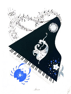 From the Zodiac Suite: Cancer AP 1982 Limited Edition Print - Erte From the Zodiac Suite: Cancer AP 1982 Limited Edition Print - Erte