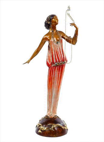 Love Goddess Bronze Sculpture 1988 20 in Sculpture -  Erte