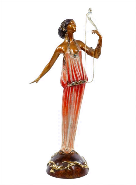 Love Goddess Bronze Sculpture 1988 20 in Sculpture by  Erte