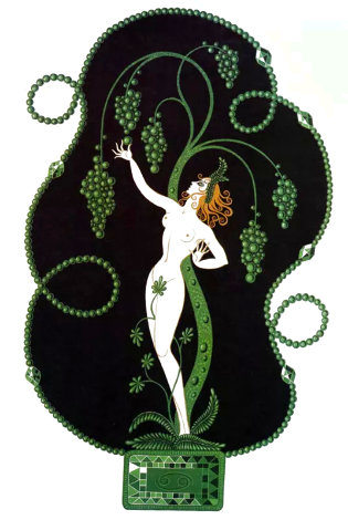 Precious Stones Complete Suite of 6 1969 Limited Edition Print -  Erte