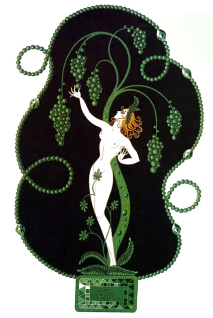 Precious Stones Complete Suite of 6 1969 Limited Edition Print by  Erte