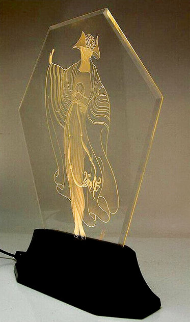 Glass Luminaire Tassels Glass Sculpture18 in Sculpture by  Erte