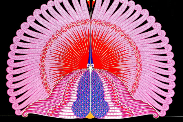 Phoenix Rising 1983 - Huge Limited Edition Print by  Erte