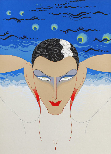 Mystere AP 1980 Limited Edition Print by  Erte