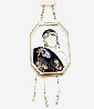 Folies Gold Necklace w/ Chain Jewelry by  Erte - 0