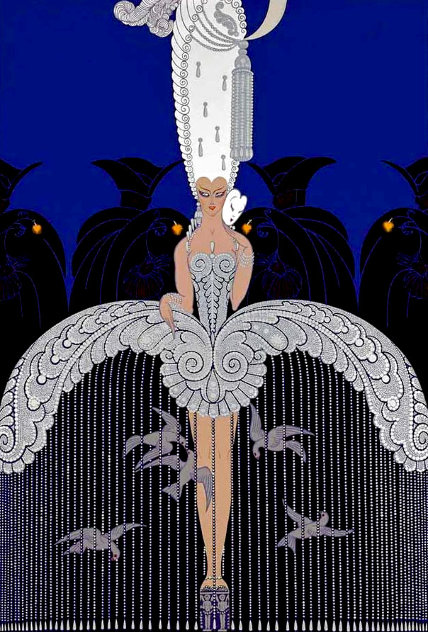 Her Secret Admirers 1980 Limited Edition Print by  Erte