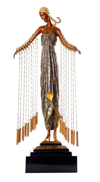 Zobeide Bronze Sculpture 1990 21 in Sculpture -  Erte
