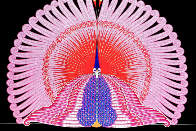 Phoenix Rising 1983 - Huge Limited Edition Print by  Erte