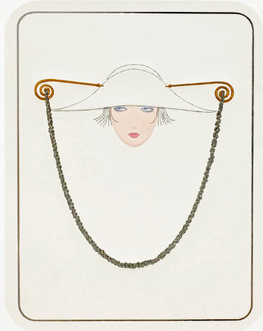 Hat and Chain 1990 Limited Edition Print -  Erte