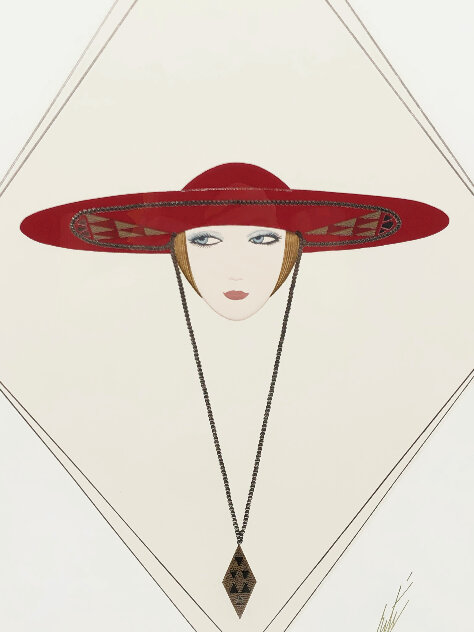 Red Hat Limited Edition Print by  Erte