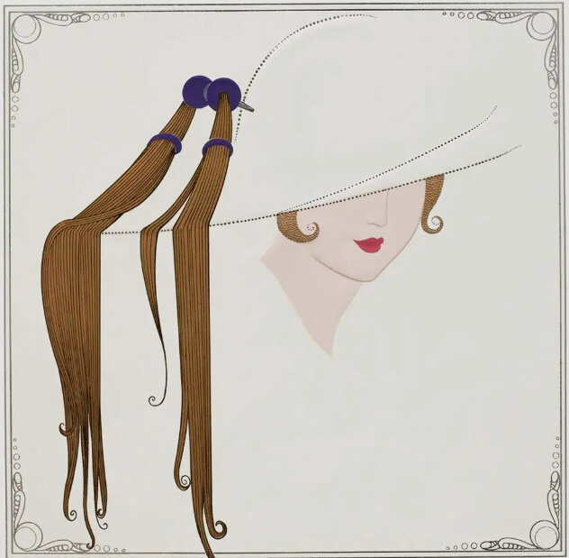 Tassel Hat 1990 Limited Edition Print by  Erte