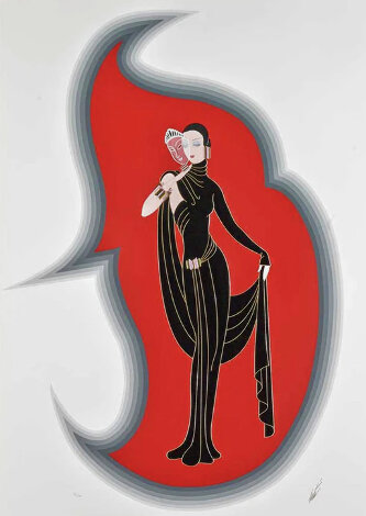 Crystal Mask Limited Edition Print -  Erte