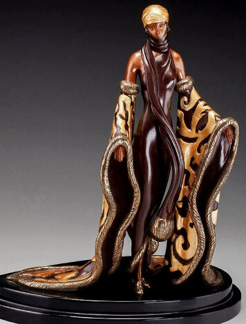 Mystic Bronze Sculpture 1988 17 in Sculpture -  Erte