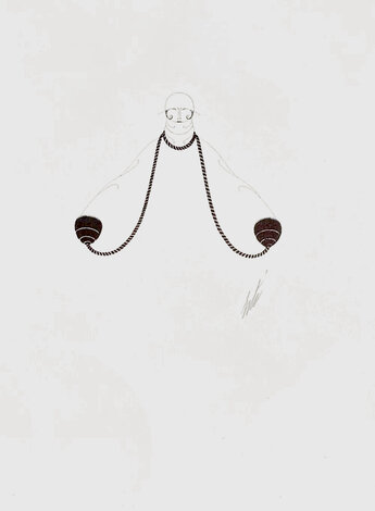Ficelle 1976 Limited Edition Print -  Erte
