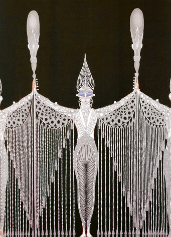 Le Bijoux de Perle 1983 Limited Edition Print -  Erte