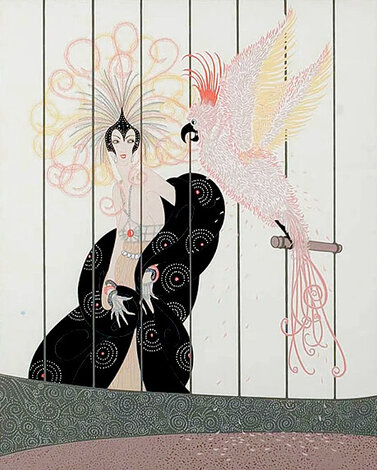 Birdcage - Huge Limited Edition Print -  Erte