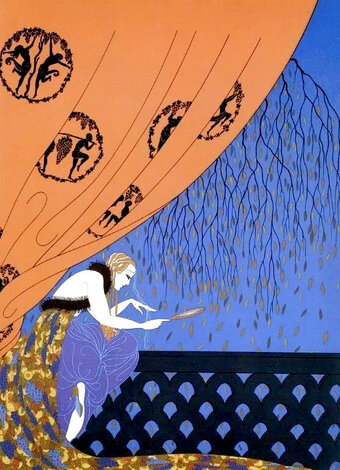 Fall PP 1979 - Huge Limited Edition Print -  Erte