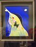 Untitled Abstract 1940 23x22 - Framed Gouache Original Painting by  Erte - 2