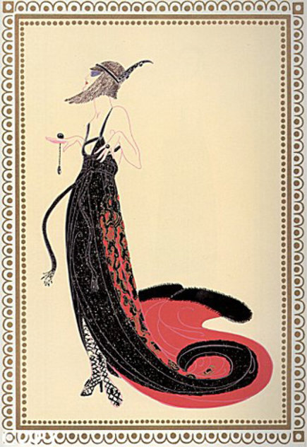 Vamps Suite of 6 1979 Limited Edition Print by  Erte