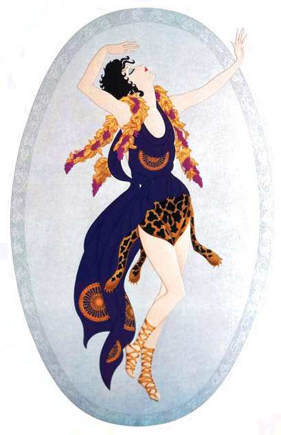 Bacchante 1987 Limited Edition Print by  Erte