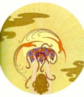 Noon 1980 Limited Edition Print - Erte Noon 1980 Limited Edition Print - Erte