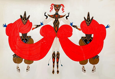 Carnival 1986 Limited Edition Print -  Erte