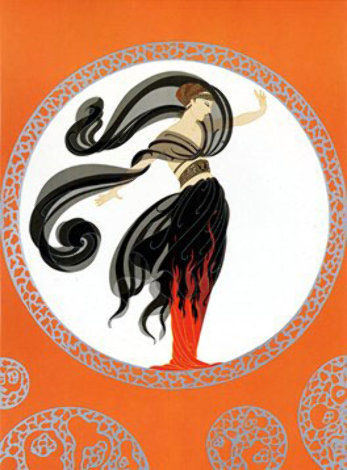 Flames of Love 1978 Limited Edition Print -  Erte
