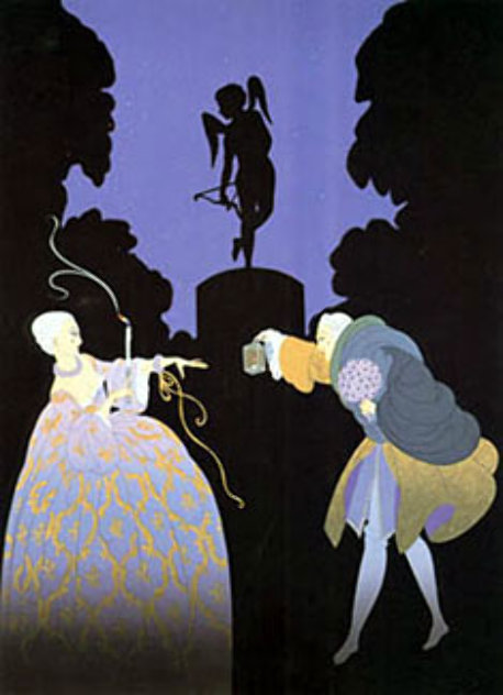Rendezvous 1981 Limited Edition Print by  Erte